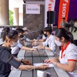 博仁大学与泰国红十字会组织无偿献血活动